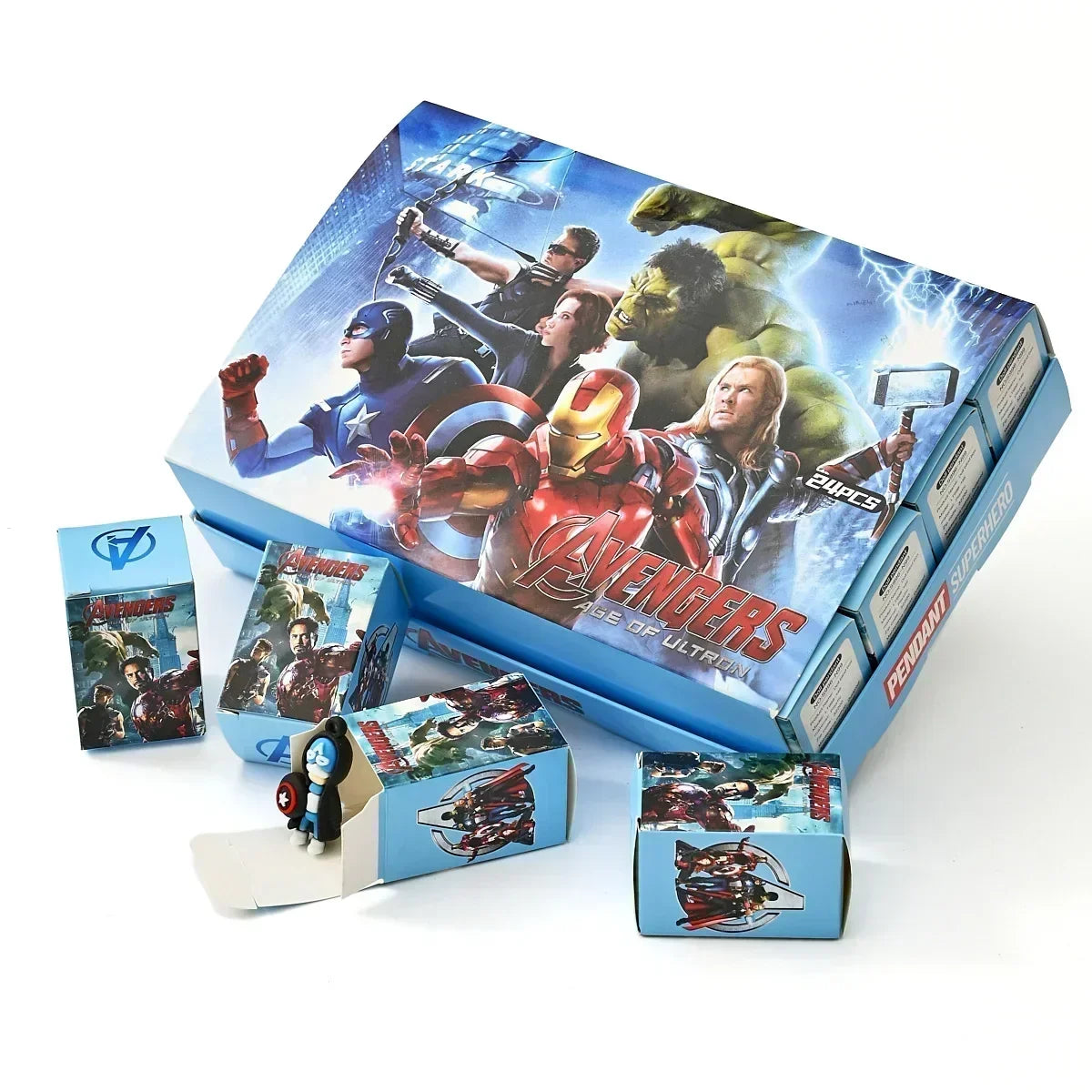 Marvel Mini Figure Keychain Blind Box | Spider-Man & Cap Keychains - The Eezee Shop