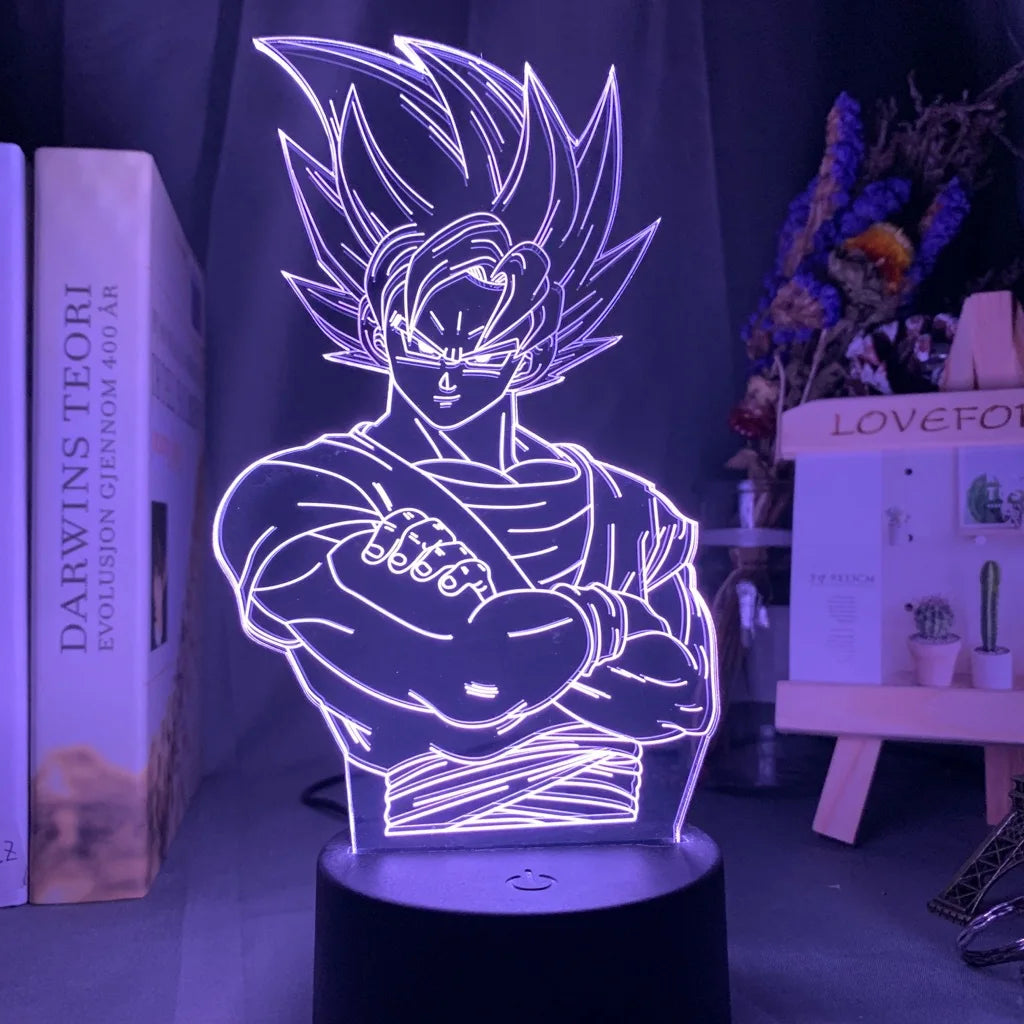 Dragon Ball Z 3D Figure Lamp | Goku, Vegeta, Gohan & Broly Lamps & Night Lights - The Eezee Shop