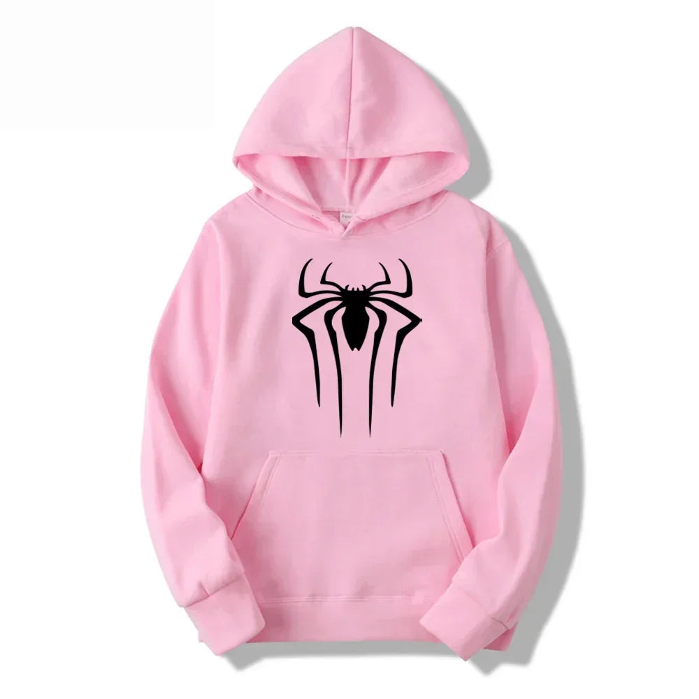 Spider Pattern Hoodie | Unisex Trendy Printed Pullover Hoodies & Sweatshirts - The Eezee Shop