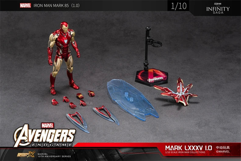 Iron Man Mark 85 Light-Up Figure | 1:10 Infinity Saga Collectible Figures - The Eezee Shop