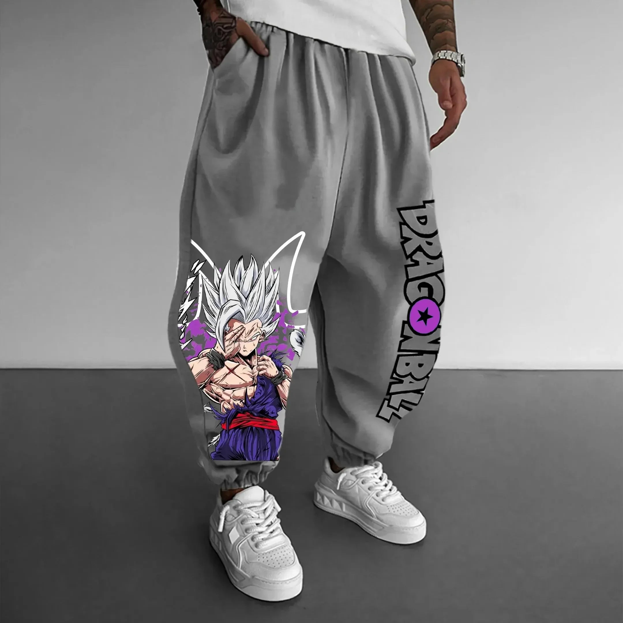 Dragon Ball Z Y2K Joggers | Men's Anime Streetwear Trousers Joggers & Pants - The Eezee Shop