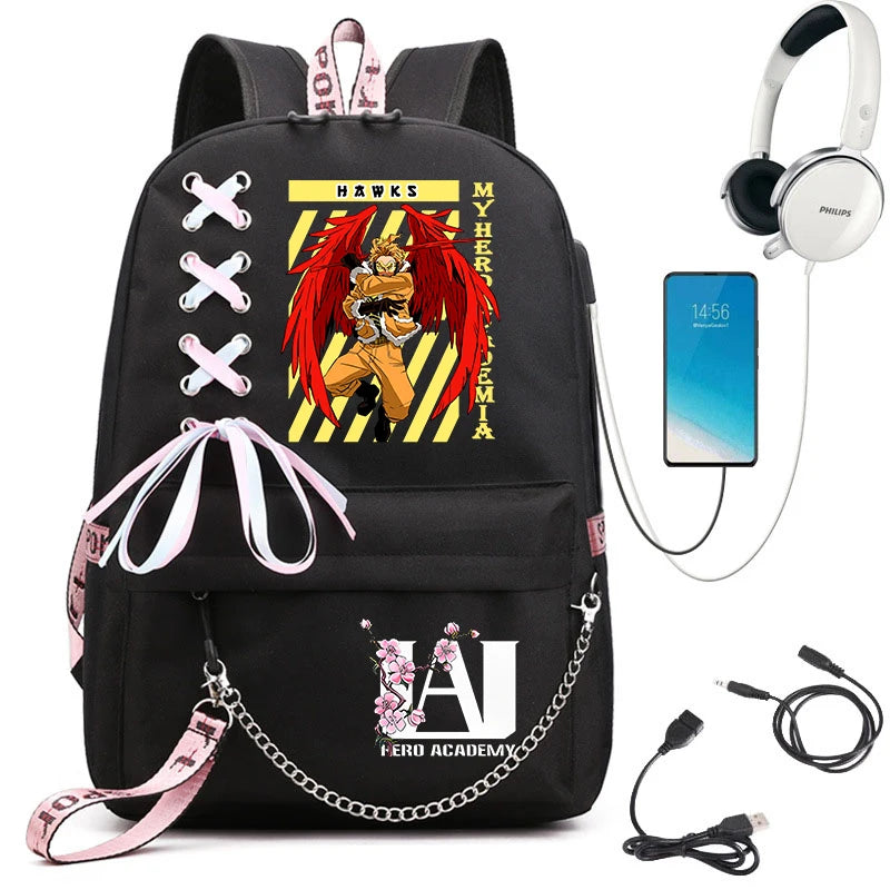 My Hero Academia Student Backpack | Lightweight Anime Daypack Backpacks - The Eezee Shop