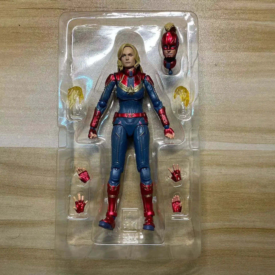 Captain Marvel 15cm Action Figure | Poseable Collectible Collectible Figures - The Eezee Shop