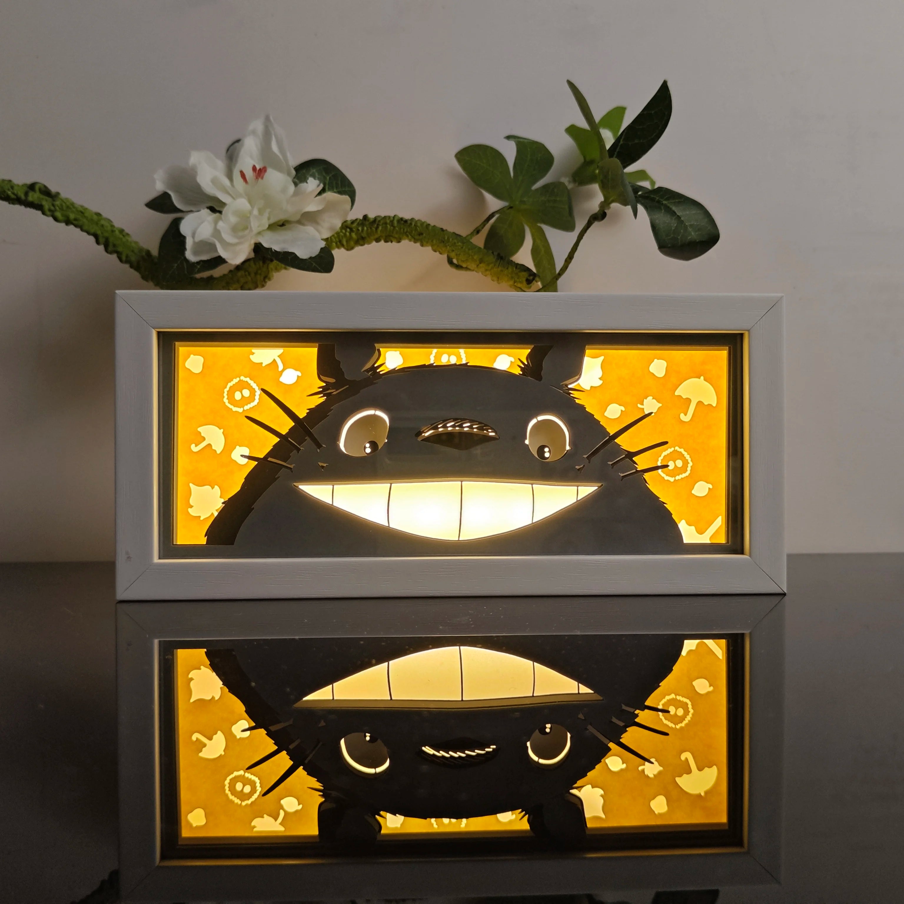 Anime Paper Carved Lamp | 3D LED Color Light Box Lamps & Night Lights - The Eezee Shop