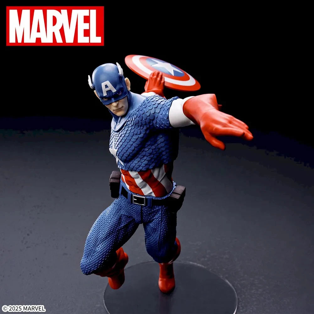Captain America Luminasta Figure | Collectible Display Statue Collectible Figures - The Eezee Shop