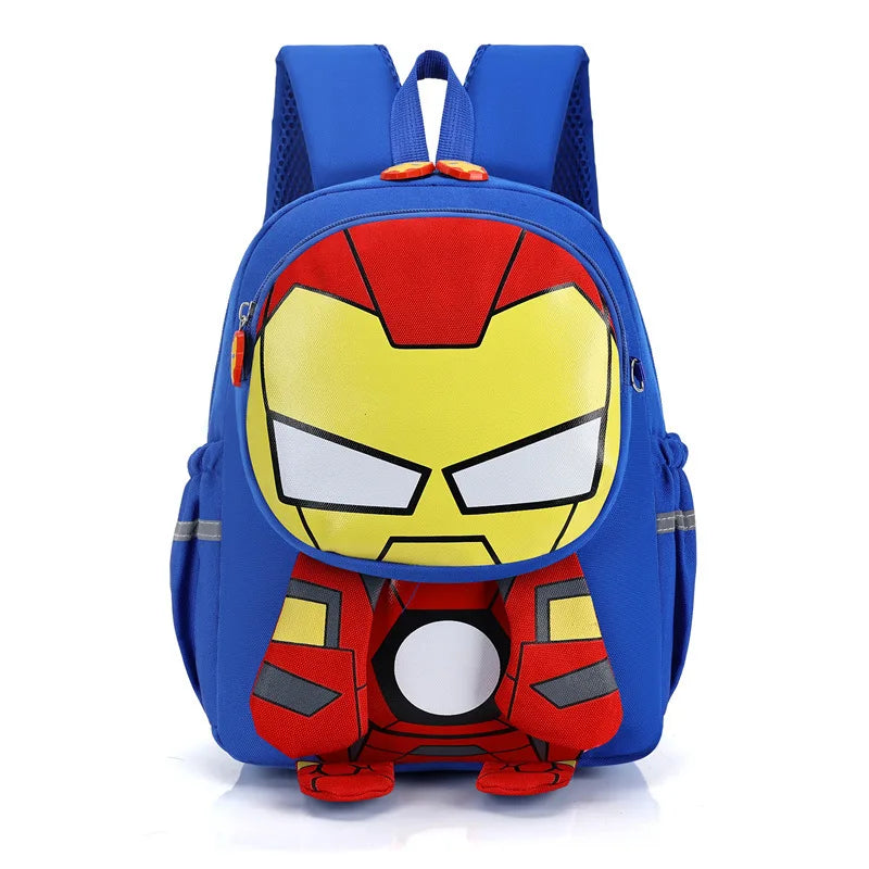 Spider-Man & Iron Man Kids Backpack | 3D Print School Bag Backpacks - The Eezee Shop