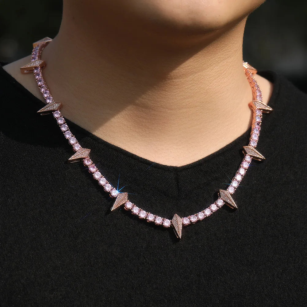 Black Panther Tennis Chain Necklace | Iced Out 5mm CZ Chain Jewelry - The Eezee Shop