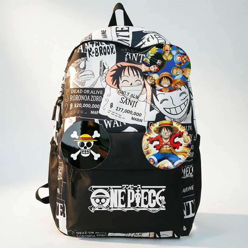 One Piece Luffy Backpack | Unisex Travel & School Bag Backpacks - The Eezee Shop