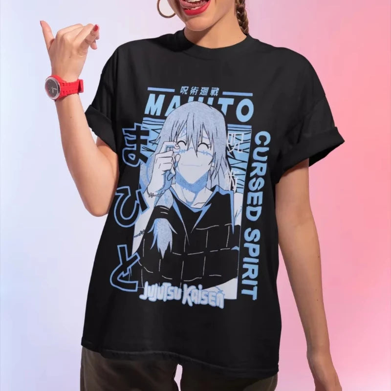 Mahito Graphic T-Shirt | Jujutsu Kaisen Unisex Sports Tee Graphic Tees - The Eezee Shop