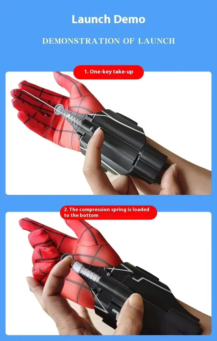 Spider-Man Web Shooter Wrist Launcher | Retractable Cosplay Prop Cosplay Props - The Eezee Shop
