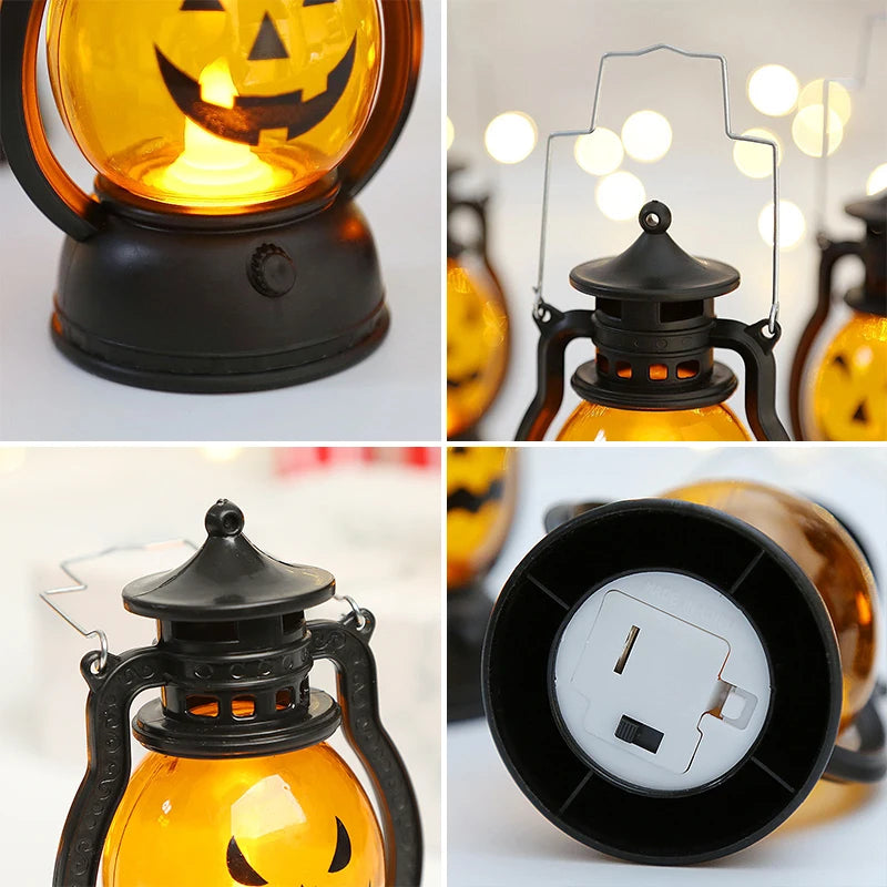 Handheld LED Pumpkin Lantern | Decorative Halloween Lamp Lamps & Night Lights - The Eezee Shop