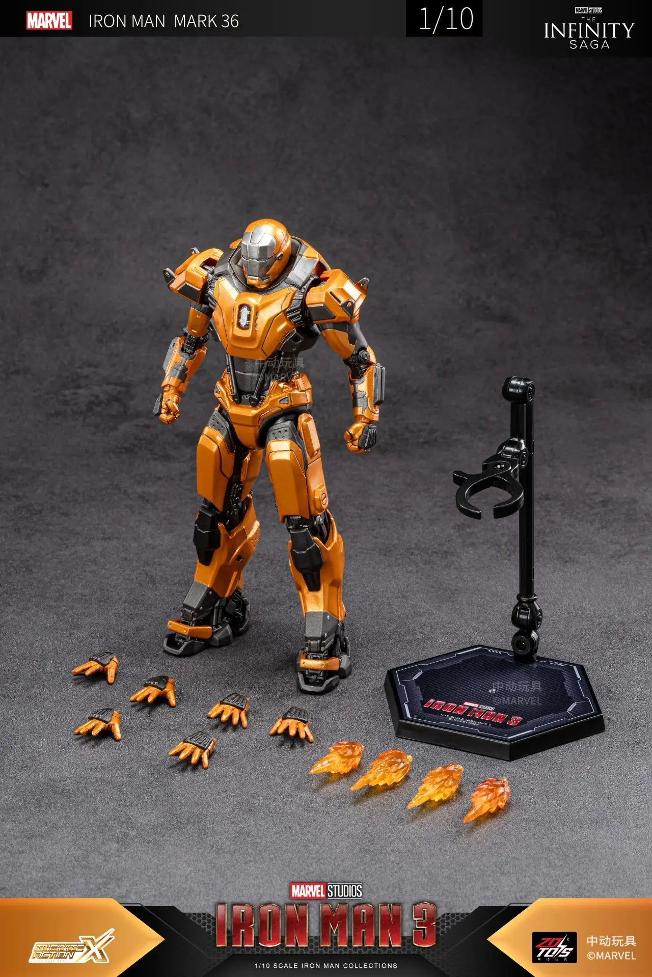 Iron Man Mark 35 Red Snapper Figure | Tony Stark Collectible Collectible Figures - The Eezee Shop