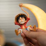 One Piece Luffy Moon Lamp | Magnetic Control Night Light Lamps & Night Lights - The Eezee Shop
