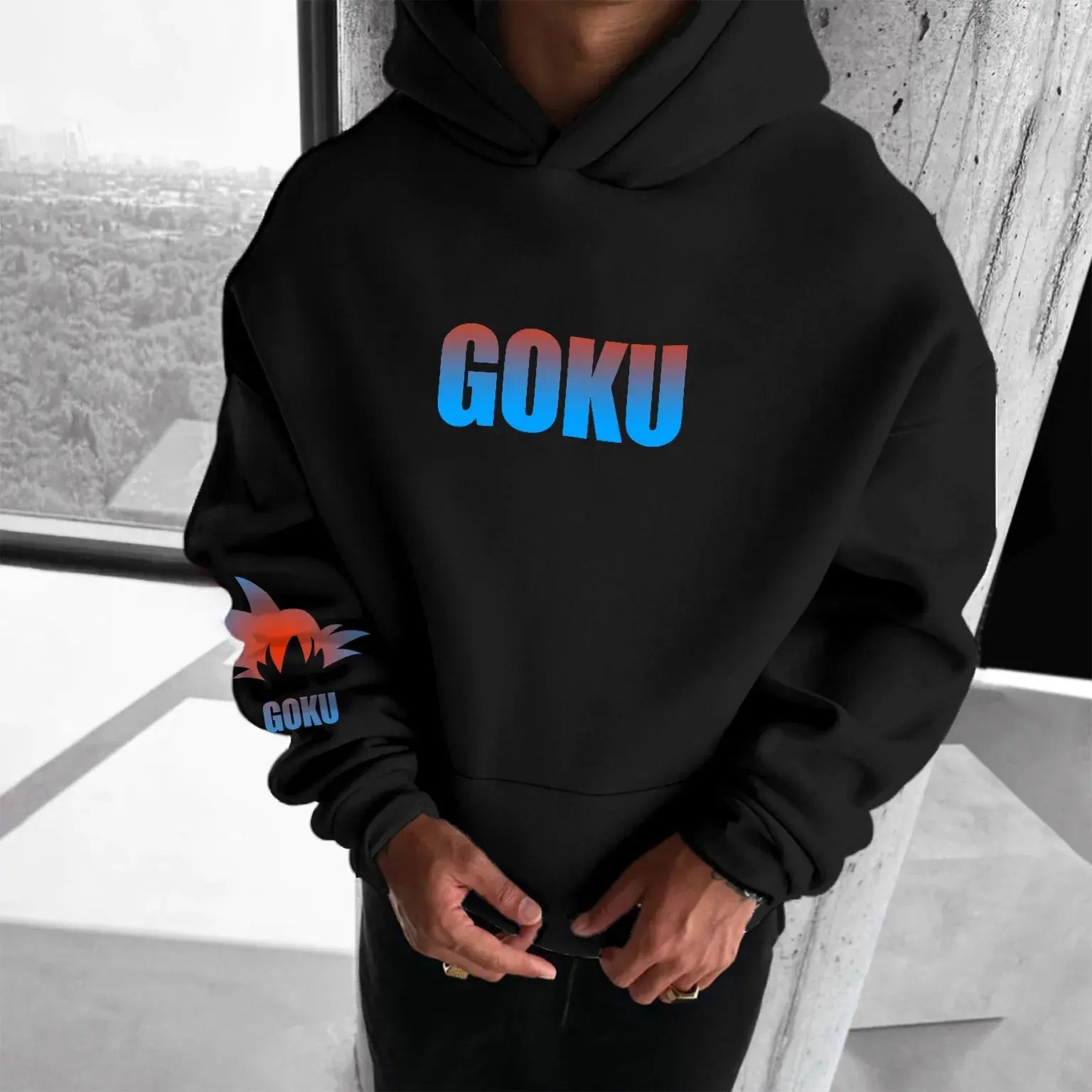 Dragon Ball Goku Vegeta Saiyan Hooded Sweatshirt Men Women Anime Graphic Pullover Hoodie Streetwear Casual Spring Autumn Y2k Top Hoodies Series - The Eezee Shop