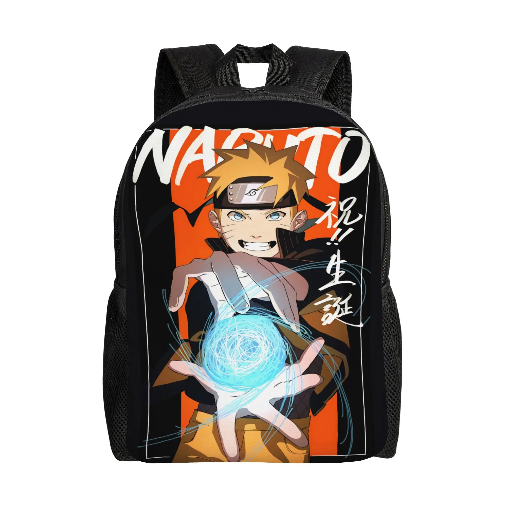 Naruto Kawaii Backpack | Large Capacity Anime School Rucksack Backpacks - The Eezee Shop