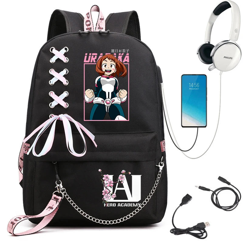 My Hero Academia Student Backpack | Lightweight Anime Daypack Backpacks - The Eezee Shop