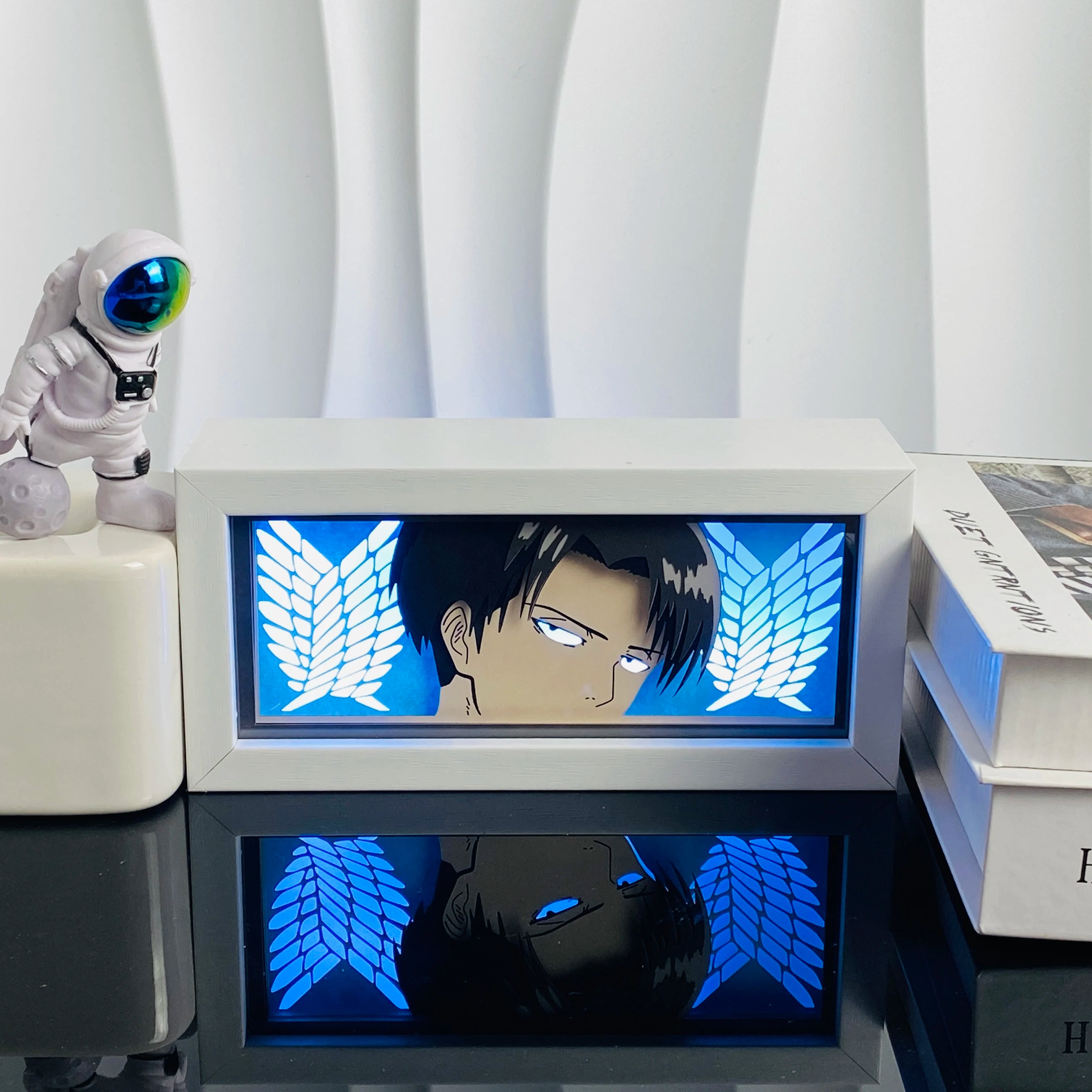 Anime Paper Carved Lamp | 3D LED Color Light Box Lamps & Night Lights - The Eezee Shop