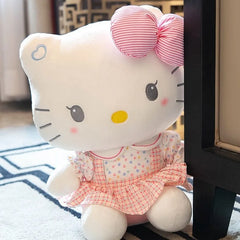 2026*Hello Kitty Anime Hello Kitty Stuffed Toys Plushier Soft Pillow Birthday Gifts For Girls Kawaii Hello Kitty Plush Dolls
