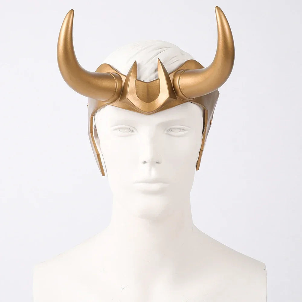 Loki Horned Helmet | Latex Crown Mask for Cosplay Cosplay Masks & Helmets - The Eezee Shop