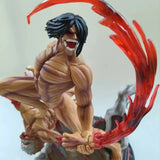 Attack on Titan Eren Titan Figure 29cm Battle Diorama Anime Figure - The Eezee Shop