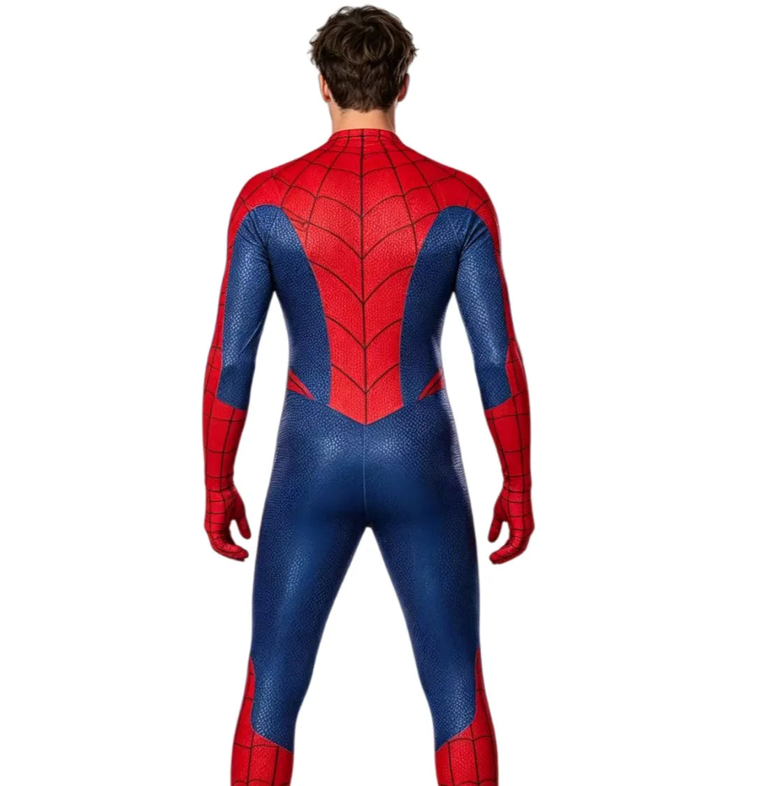 Spider-Man Cosplay Bodysuit | Red & Blue Zentai Suit with Mask Cosplay Costumes - The Eezee Shop
