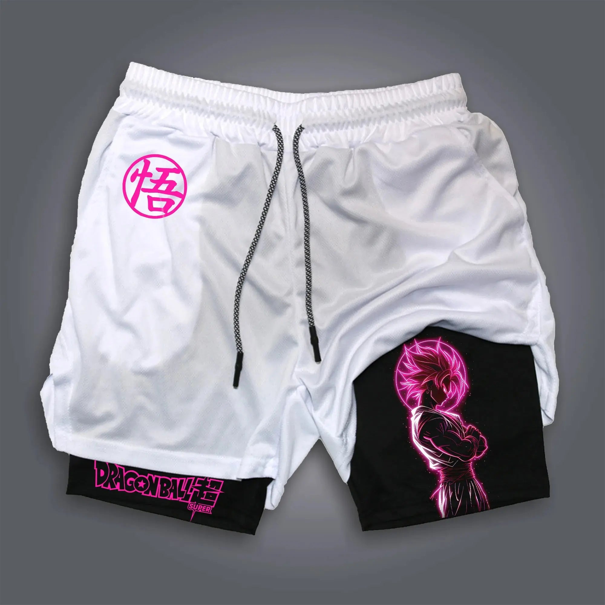 Dragon Ball Super Beach Shorts | Retro Y2K Quick-Dry Shorts Shorts - The Eezee Shop