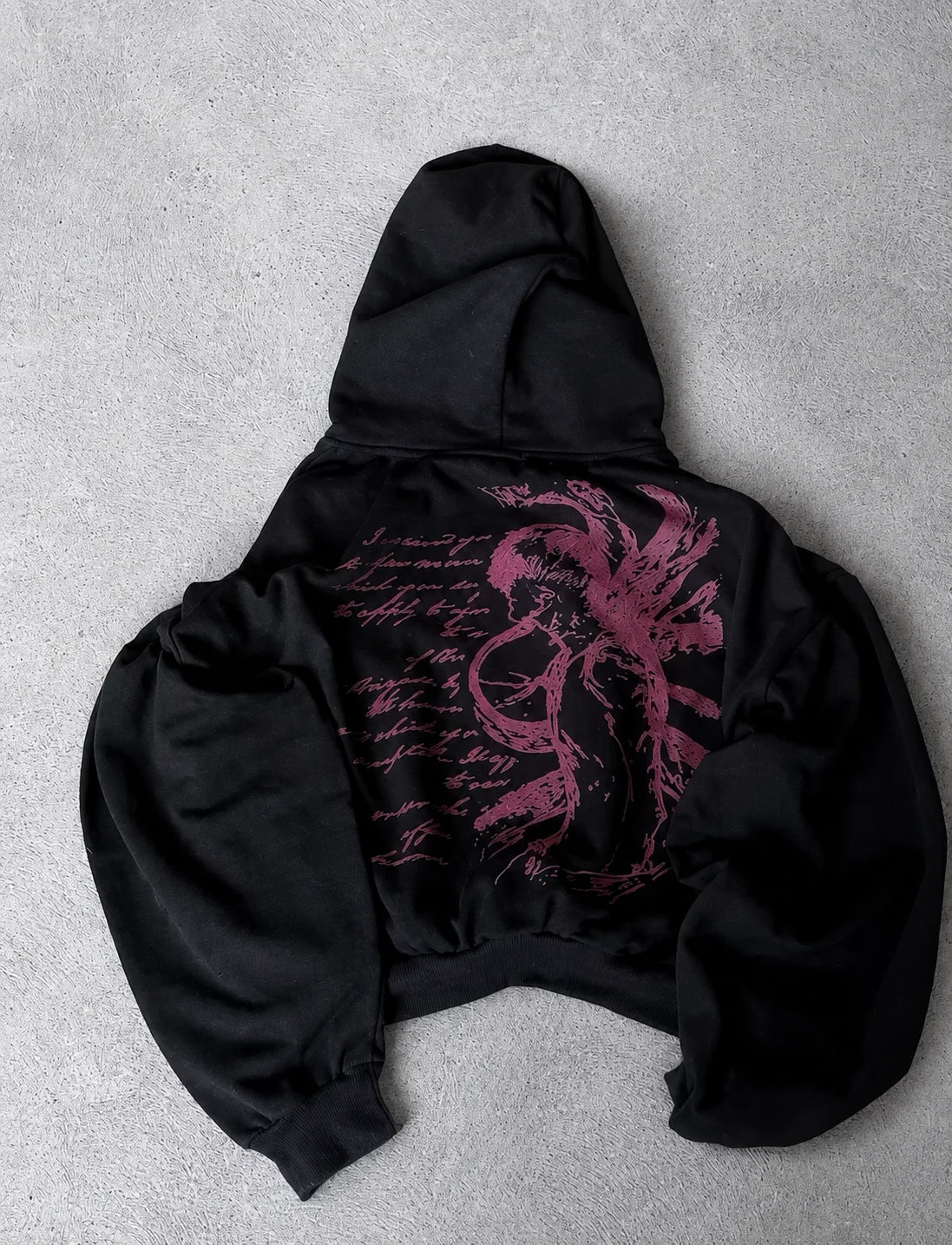 Tokyo Ghoul Y2K Zip Hoodie | Women's Harajuku Streetwear Hoodies & Sweatshirts - The Eezee Shop