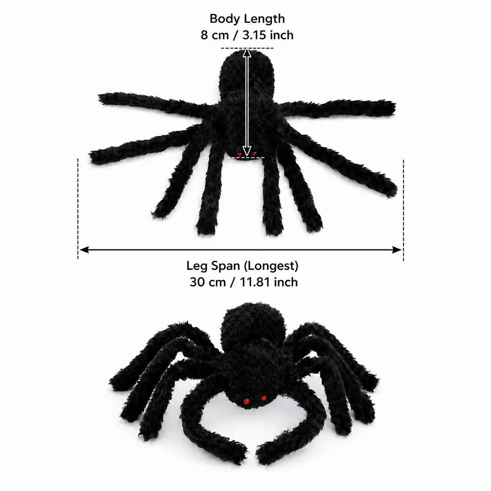 Giant Black Spider Decoration | Large Outdoor Halloween Prop Outdoor Halloween Decorations - The Eezee Shop