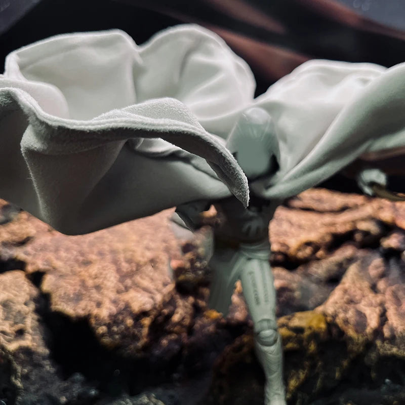 1/12 Moon Knight White Cloak | 6" Action Figure Accessory Figure Accessories - The Eezee Shop