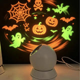 Halloween LED Projector Light | Pumpkin, Ghost & Star Patterns Halloween Lights - The Eezee Shop