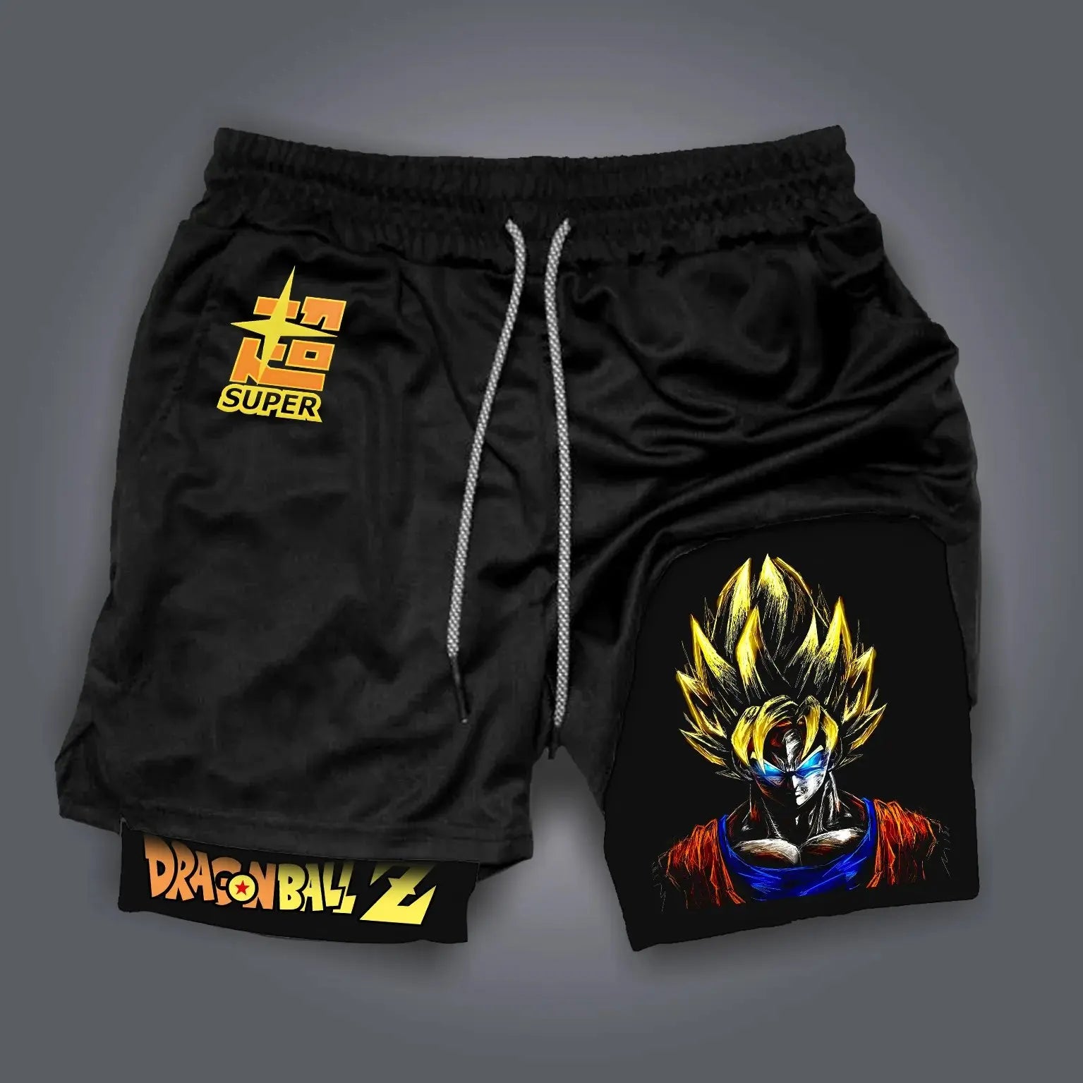 Official DragonBall Anime Suitable for Project Sports Badminton Anime Gender-Free Kei Style Retro Breathable Quick-Drying Shorts Performance shorts - The Eezee Shop