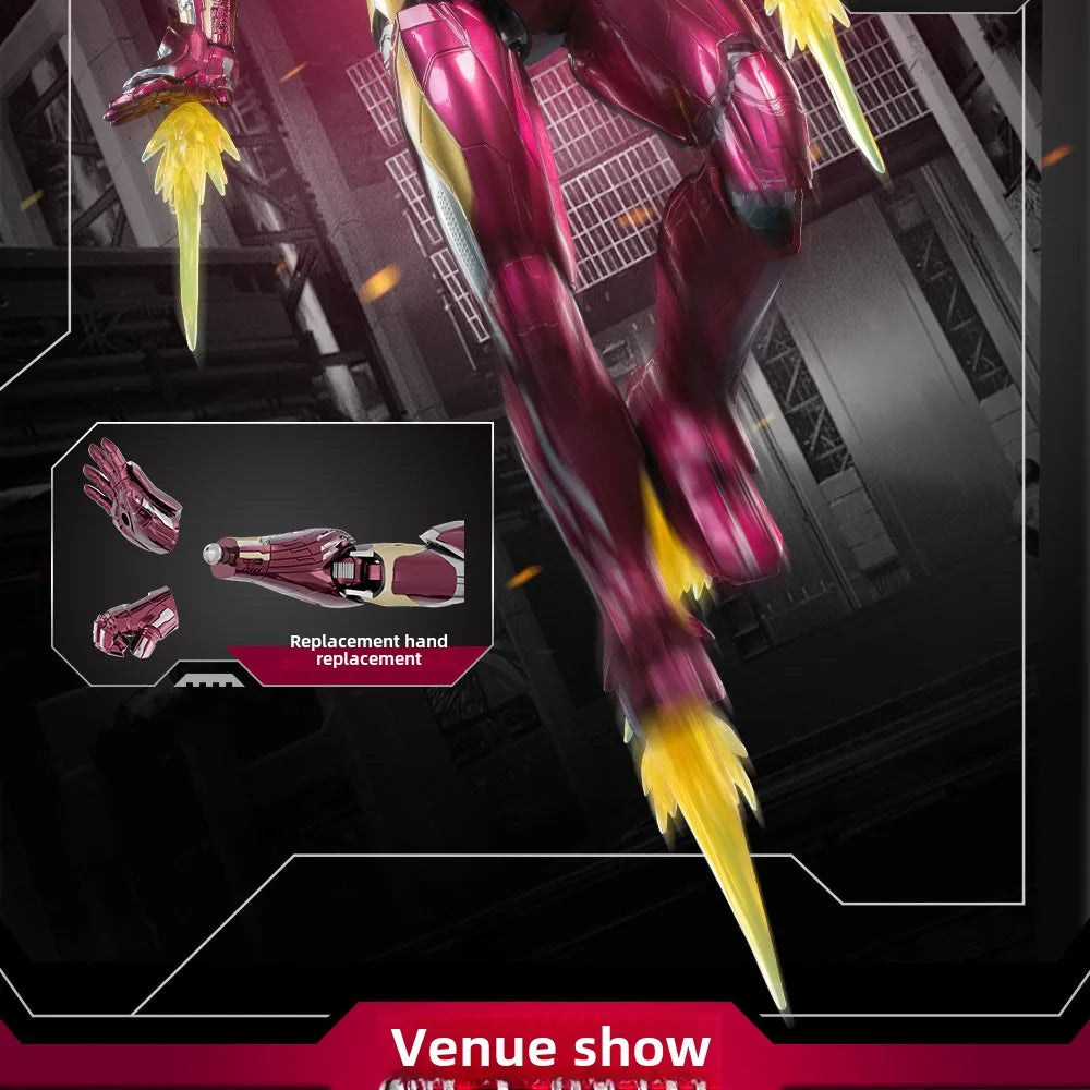 Iron Man MK46 Assembly Model | Light-Up Reactor Desktop Figure Collectible Figures - The Eezee Shop
