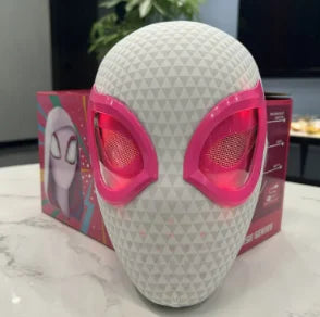 Miles Morales Light-Up Mask | Moving Eyes Ring Control 1:1 Cosplay Masks & Helmets - The Eezee Shop
