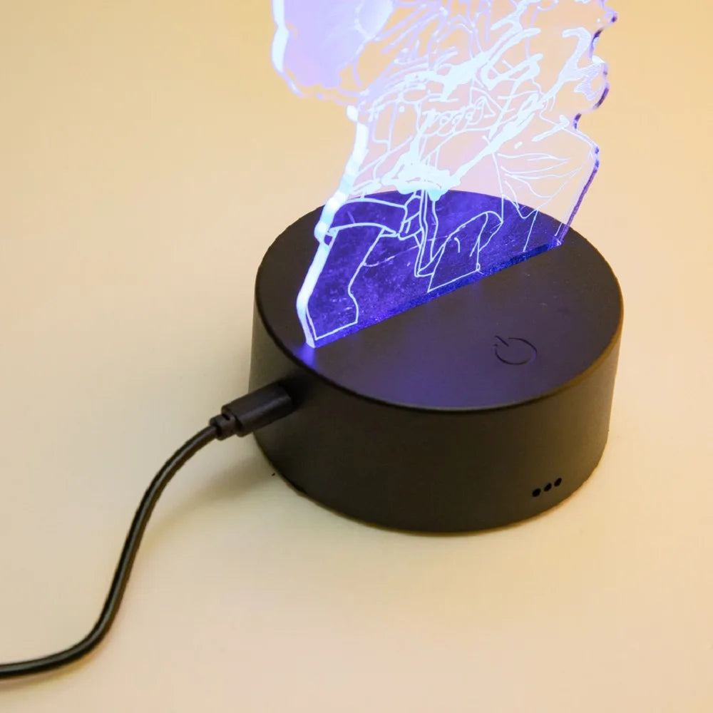 Sonic 3D LED Night Light | Cute Bedroom Table Lamp Lamps & Night Lights - The Eezee Shop
