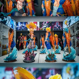 Vegito 40cm Statue | Dragon Ball Z 3-Head Super Saiyan Figure Collectible Figures - The Eezee Shop