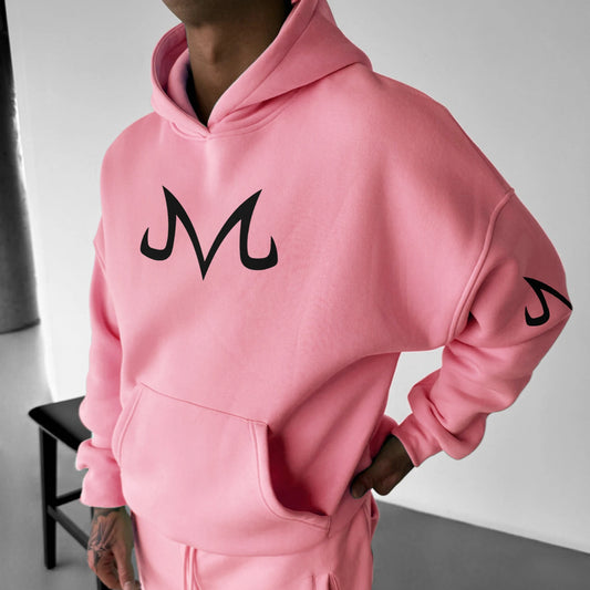 Dragon Ball Z Majin Buu Pink Hoodie Men Anime Streetwear Cosplay Sweatshirt with Japanese Print Casual Pullover for Fans Fashion Hoodies Series - The Eezee Shop