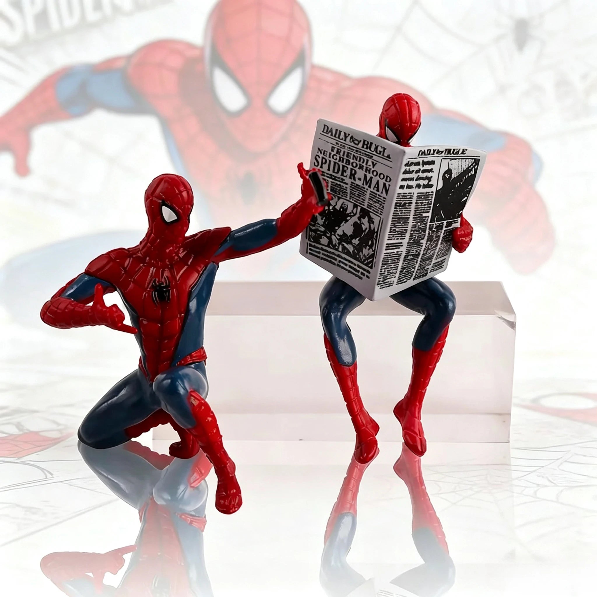 Mini Spider-Man Figure | 7-9cm Handmade Desktop Model Collectible Figures - The Eezee Shop