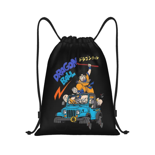 Dragon Ball Drawstring Bag | Waterproof Goku & Vegeta Gym Sack Bags - The Eezee Shop