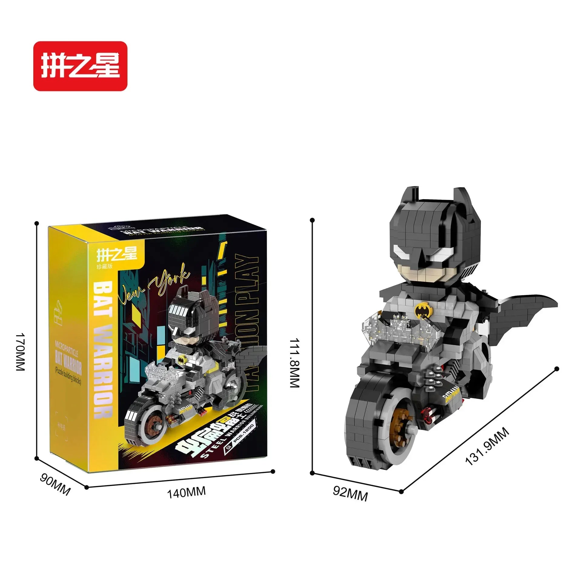 Batman & Superman Micro Building Blocks | DC Mini Brick Figures Building Block Sets - The Eezee Shop