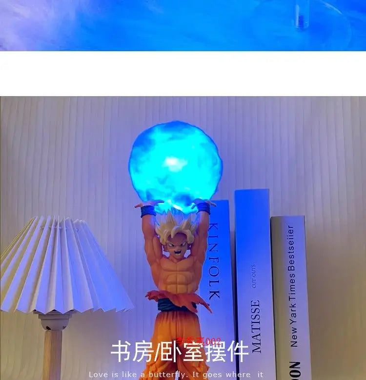 Goku Kamehameha LED Lamp | Rechargeable USB-C Night Light Lamps & Night Lights - The Eezee Shop