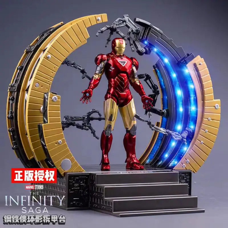 Iron Man MK4 with Suit-Up Gantry | 1/10 Collectible Figure Collectible Figures - The Eezee Shop