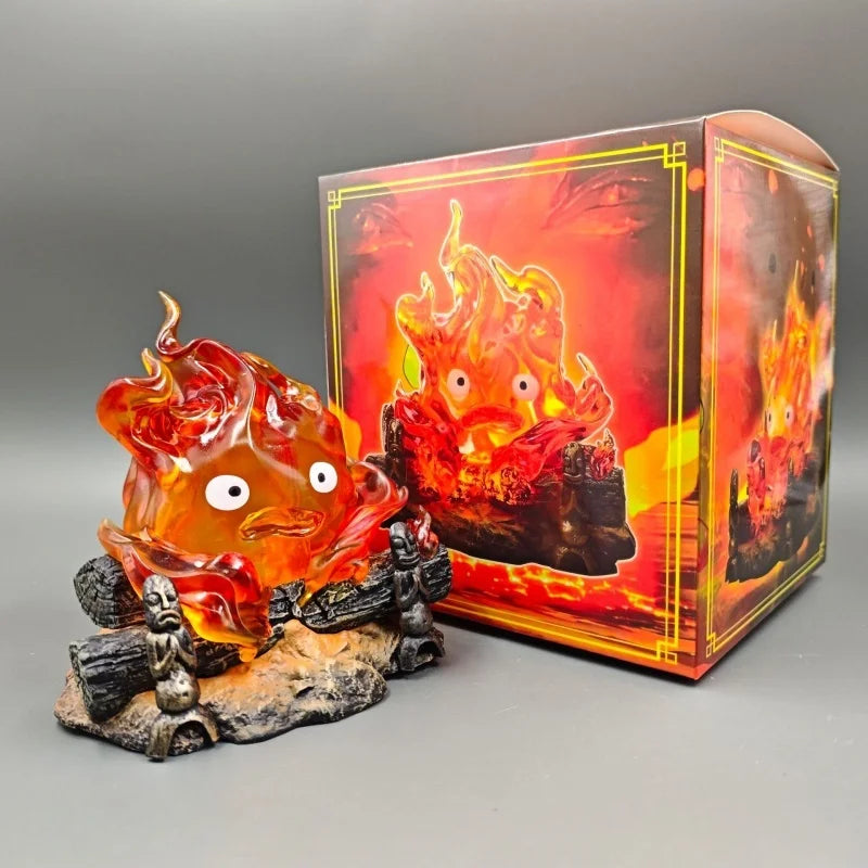 Calcifer Breathing Night Light | Fire Demon Desktop Lamp Lamps & Night Lights - The Eezee Shop