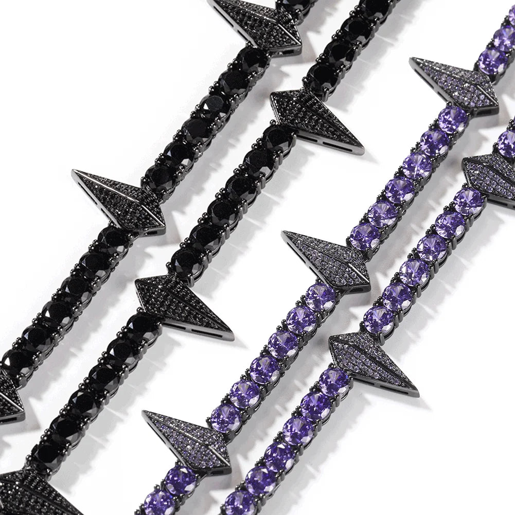 Black Panther Tennis Chain Necklace | Iced Out 5mm CZ Chain Jewelry - The Eezee Shop