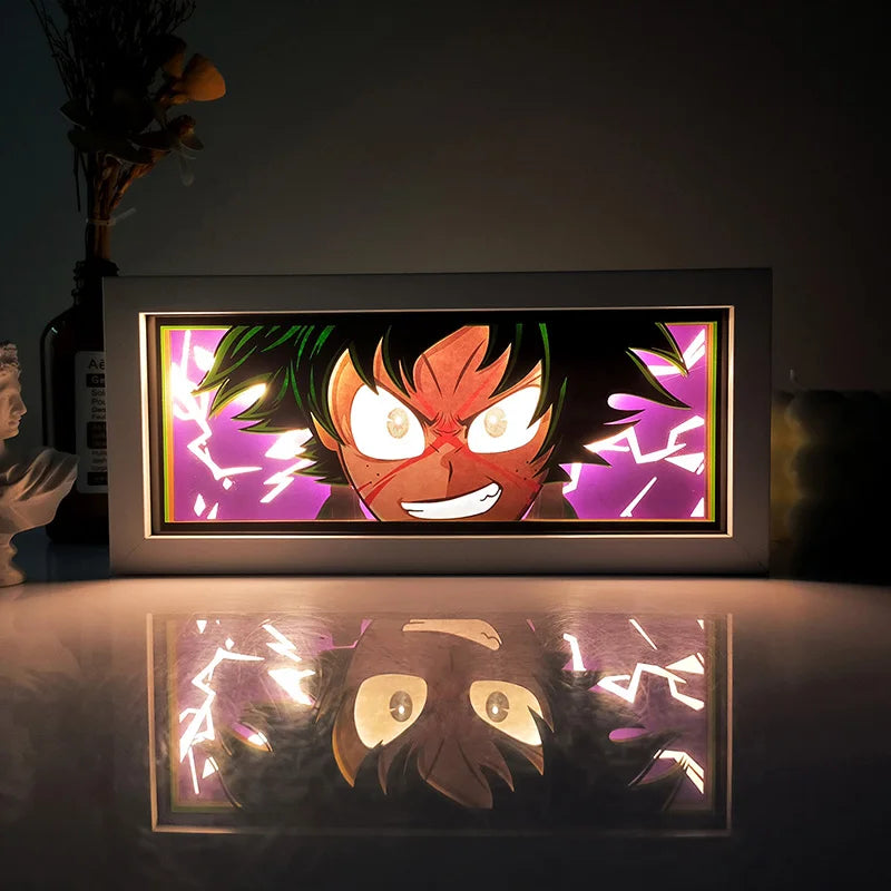 Anime Paper-Cut Light Box | Remote Control Color Night Light Lamps & Night Lights - The Eezee Shop