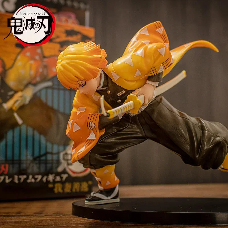 Demon Slayer Zenitsu Agatsuma Figure | 15cm Action Figure Collectible Figures - The Eezee Shop