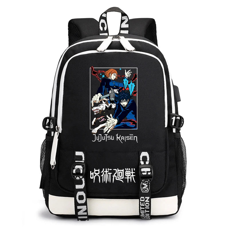 Jujutsu Kaisen Student Backpack | Lightweight Anime Daypack Backpacks - The Eezee Shop