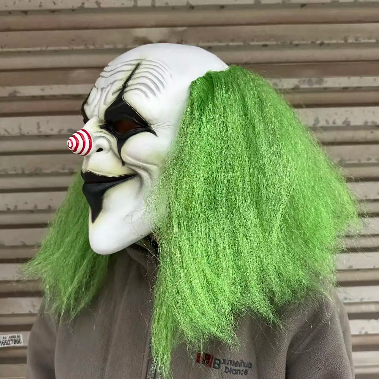 Green-Haired Clown Latex Mask | Scary Halloween Costume Mask Halloween Masks - The Eezee Shop