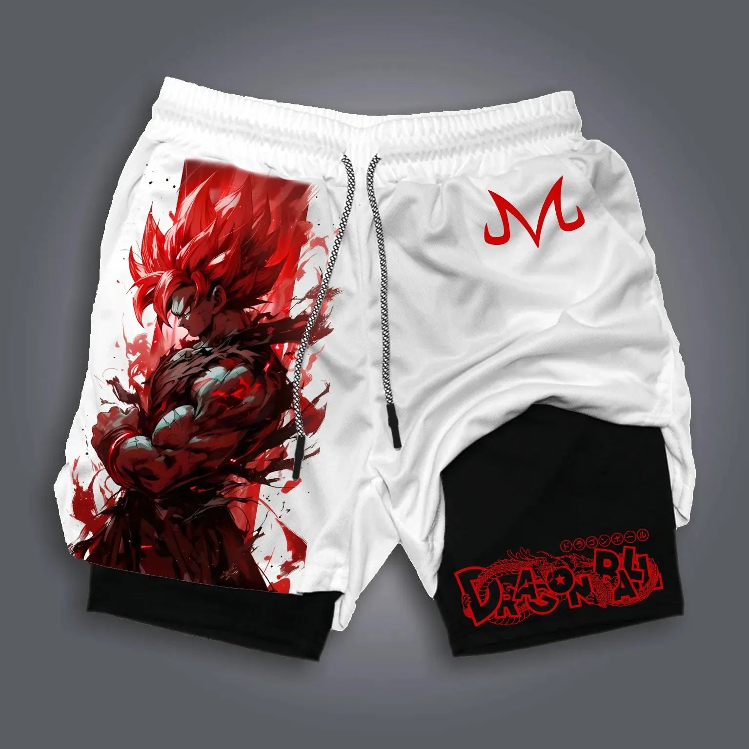 Dragon Ball Super Beach Shorts | Retro Y2K Quick-Dry Shorts Shorts - The Eezee Shop