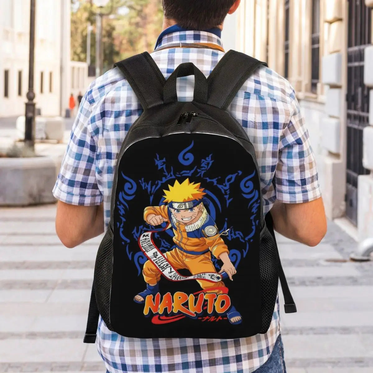 Sasuke Uchiha 3D Backpack | Naruto School & Travel Bookbag Backpacks - The Eezee Shop