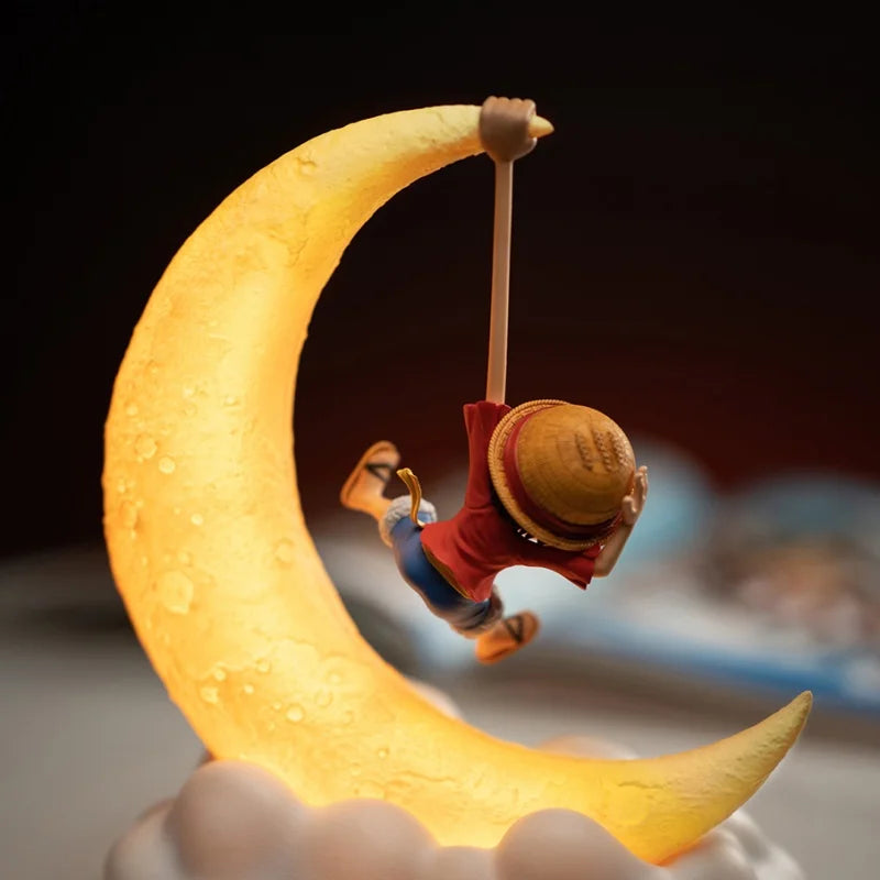 One Piece Luffy Moon Lamp | Magnetic Control Night Light Lamps & Night Lights - The Eezee Shop